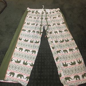 Ellen Tracy drawstring sleep pants